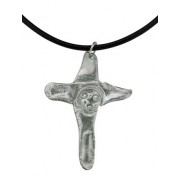 'Derry' Sterling Silver Cross Necklace 'Derry' Sterling Silver Cross Necklace